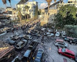 Удар по лікарні в Секторі Гази: журналісти CNN підтвердили вибух ракети ХАМАС (фото)