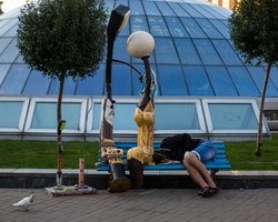 Как празднующие превратили Киев в свалку на День Независимости