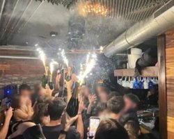 Пожар в швейцарском баре: в сети показали момент начала трагедии (видео)