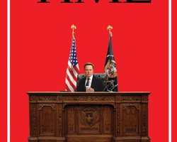 Маск в кресле президента США на обложке Time: как отреагировал миллиардер