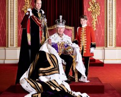 З'явився новий портрет короля Чарльза III з принцами Вільямом та Джорджем