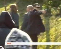 Во Львове задержан человек, стрелявший в свободовца (видео)