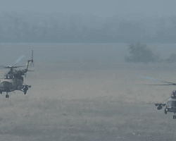 Уникальные кадры: вертолеты ВСУ нанесли удары по ВС РФ под Авдеевкой (видео)