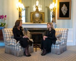 Олена Зеленська прокоментувала свою зустріч із Кейт Міддлтон