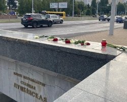 В Минске снесли стихийный мемориал на месте гибели митингующего
