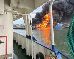 Знищений Україною пором "Конро Трейдер" перевозив зброю, — речник ВМС (відео)