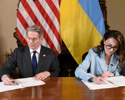 Ратификация соглашения с США о недрах вне расписания: Железняк назвал дату заседания Рады (документ)