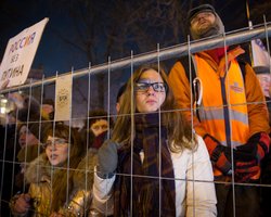 В Петербурге задержали около 60 участников несанкционированной акции