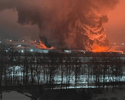 Три точных попадания: дроны атаковали химическое предприятие в Ставропольском крае РФ (фото)