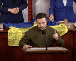 Чтобы война не расползалась: Зеленский поблагодарил Палату представителей за помощь Украине