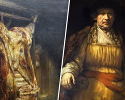 "Туша быка". Почему Рембрандт в течение 15 лет повторял шокирующий сюжет  с мясом