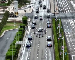 Путін їздить з броневиком, кулеметом, РЕБ та вертольотом: ФСО і кортеж з 16 авто (фото, відео)