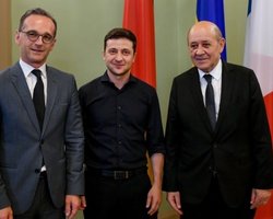 После встречи с Зеленским главы МИД Франции и Германии сделали совместное заявление