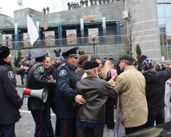 В НУ-НС заявляют, что милиция не имеет права разогнать митинг