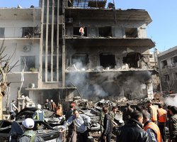 В Дамаске идет ожесточенный бой между правительственными войсками и повстанцами