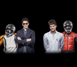 Сергей Ланкарра и Андрей Гав (В шлеме)