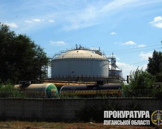 Диверсант в Луганской области хотел взорвать резервуары с аммиаком