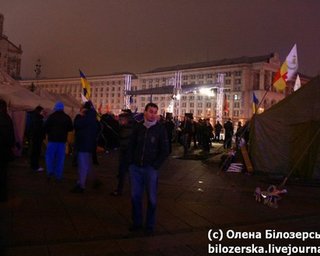 На Майдане остаются 200 протестующих предпринимателей
