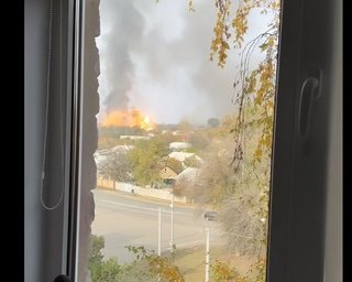 ЗСУ вдарили по Луганську і уразили склад з артилерійськими боєприпасами, — ОВА (відео)