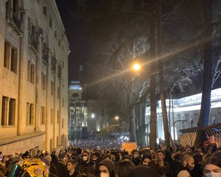 Протести у Тбілісі: силовики взяли протестувальників у "кільце" (відео)