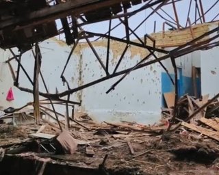 Акуратна кругла вирва: росЗМІ показали наслідки удару HIMARS по морпіхах ЗС РФ (відео)