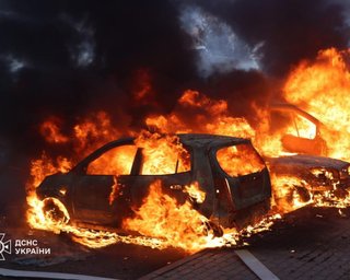 В Харькове ВС РФ ударили КАБом по трассе: есть погибшие, в машинах остаются люди, — Терехов