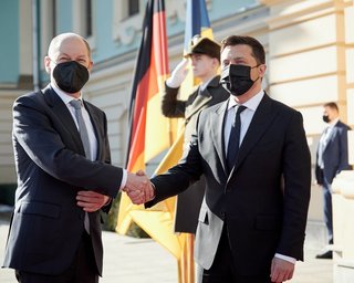 "Розраховуємо на підтримку членства України в ЄС", — Зеленський після зустрічі з Шольцем