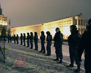 На Майдане оставили Беркут и внутренние войска