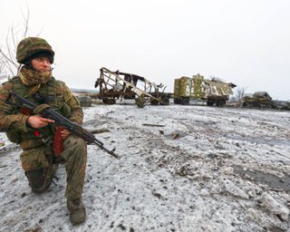 Силы АТО контролируют Логвиново и трассу Артемовск-Дебальцево, - штаб