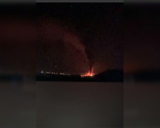 Дроны атаковали Крым: под Симферополем горит логистический центр известной компании, — соцсети (видео)