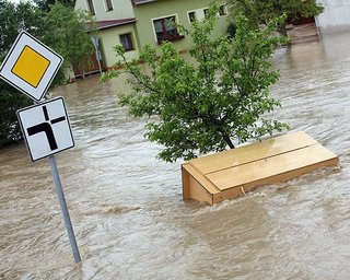 В Чехии из-за наводнений нарушено железнодорожное сообщение