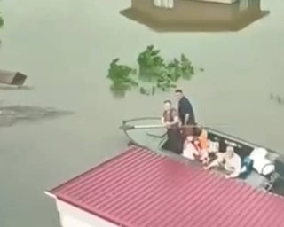 Happy End: ВСУ спасли семью, застрявшую на чердаке во время потопа в Алешках, — СМИ (видео)