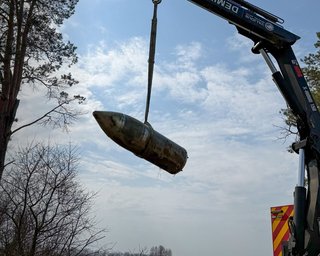 Фермер на Киевщине нашел почти целую ракету "Кинжал" (фото)