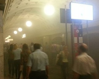  Движение в московском метро восстановлено после пожара