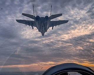 Модернізований МіГ-29 знищив позицію російських штурмовиків під Курськом (відео)