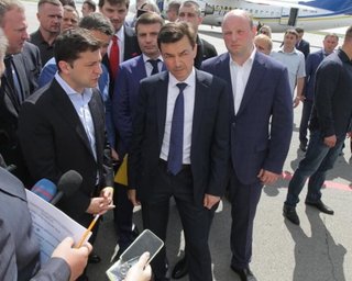 Зеленский прибыл с визитом в Днепр