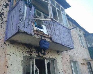 Полиция показала разрушения в Балаклее