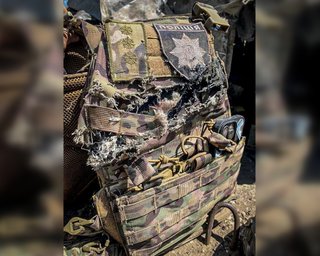"Спас бронежилет": полицейские получили ранения во время обстрела в Бахмуте (фото)