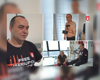 Защитник Мариуполя Анатолий Ткаченко получил бионический протез и проходит комплексную реабилитацию благодаря "Сердцу Азовстали"