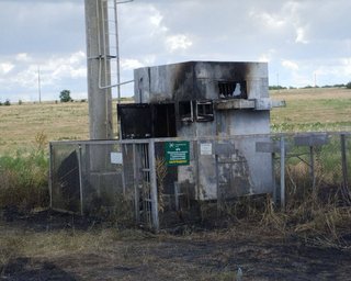 Біля ЗАЕС знищено станцію радіаційного контролю: фото та подробиці
