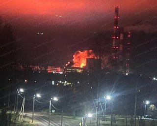 БПЛА ударили по ГРЭС в Волгореченске: местные власти вспомнили лишь несколько "хлопков" (видео)