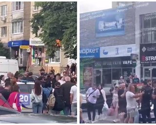 Стычка с ТЦК и полицией в Виннице переросла в масштабный протест: подробности (видео)