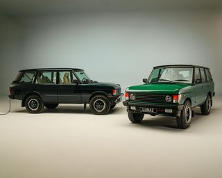 В стиле поп-арт: фирма Дэвида Бекхэма превратила классический Range Rover в электрокар (видео)