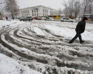  Столько снега в Киеве впервые за 130 лет, - Гидрометцентр