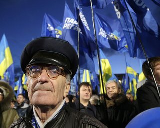 Участники митинга ПР в Киеве заявляют, что им обещали заплатить по 100 грн – агентство