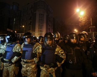 Фоторепортаж из центра Киева