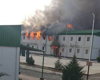 Киргизія звинуватила Таджикистан у підпалі будинків жителів прикордонного села
