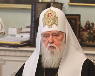Патриарх Филарет заявил о разногласиях с Константинополем по поводу Объединительного собора