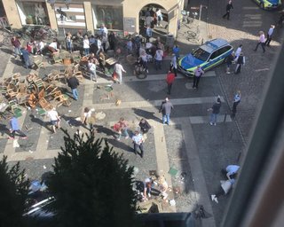В Германии грузовик въехал в толпу людей