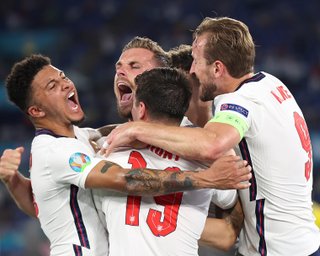 Украина - Англия: дубль Кейна и голы Магуайра и Хендерсона вывели англичан в 1/2 Евро-2020 (видео голов)